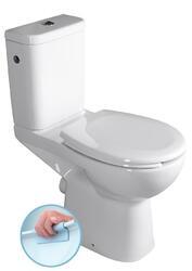 SAPHO HANDICAP WC kombi zvýšený sedák, Rimless, zadní odpad, bílá - 1